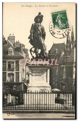 Ansichtskarte AK Dieppe La Statue de Duquesne