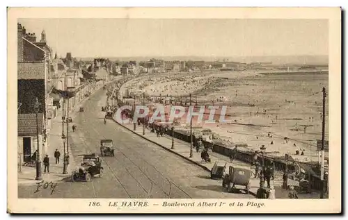 Cartes postales Le Havre Boulevard Albert Ier la Plage