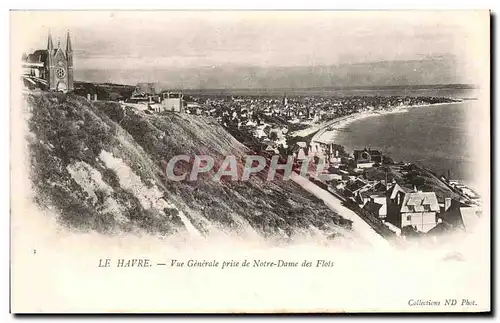 Ansichtskarte AK Le Havre Vue Generale prise de Notre Dame des Flots