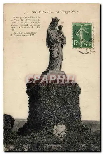 Cartes postales Graville La Vierge Noire