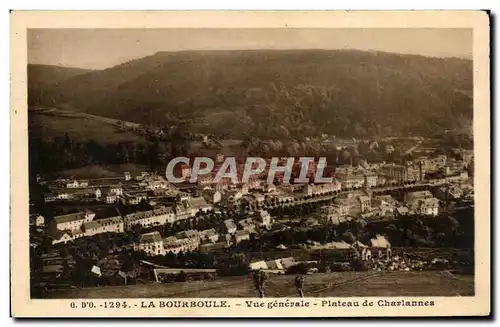 Ansichtskarte AK La Bourboule Vue generale Plateau de Charlannes