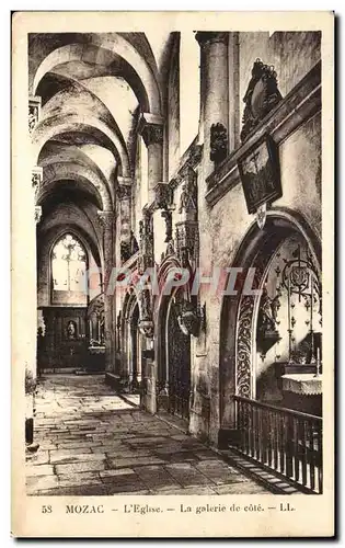 Ansichtskarte AK Mozac L Eglise La galerie de cote