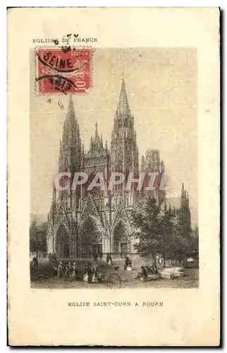 Cartes postales Eglise Saint Ouen A Rouen