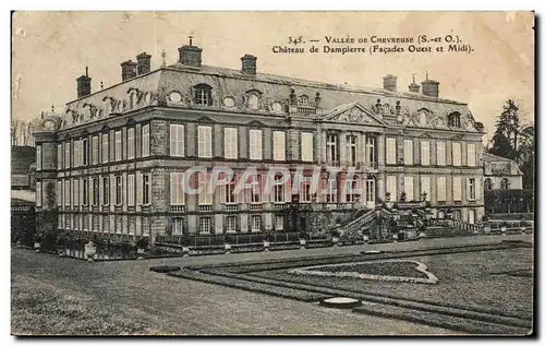 Cartes postales Vallee De Chevreuse Chateau de Dampierre (Facade Ouest et Midi)