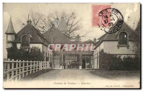 Cartes postales Chateau de Voisins Ecuries