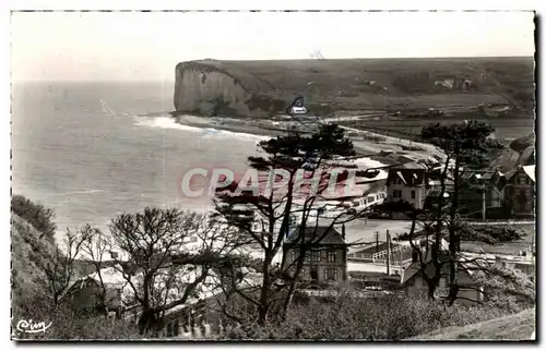 Moderne Karte Veulettes Falaise du Pont Rouge