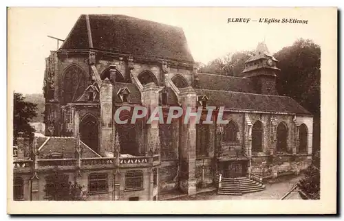 Ansichtskarte AK Elbeuf L Eglise St Etienne