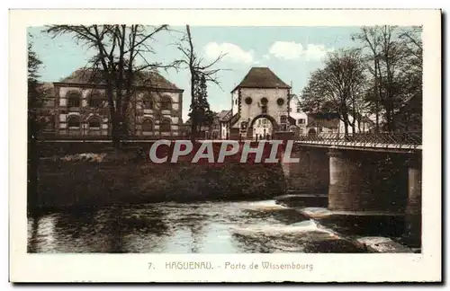 Cartes postales Haguenau Porte de Wissembourg