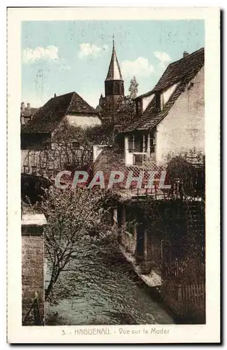 Cartes postales Haguenau Vue sur la Moder