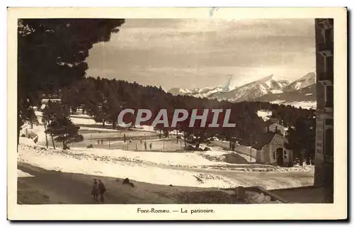 Ansichtskarte AK Font Romeu La patinoire ice skating patin a glace