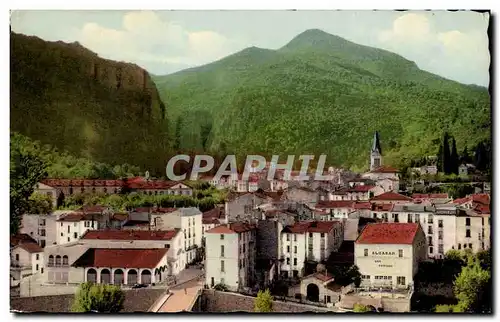 Cartes postales Amelie Les Bains Perle des Pyrenees Vue Generale Le Casino L Hopital Militaire et l Eglise