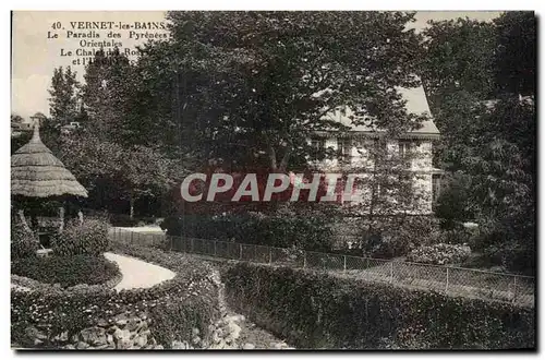 Ansichtskarte AK Vernet les Bains Paradis des Pyrenees Orientales Le chalet des roses