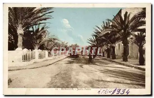 Cartes postales Monastir Jardin Public