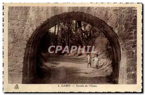 Cartes postales Gabes Entree de l Oasis Tunisie