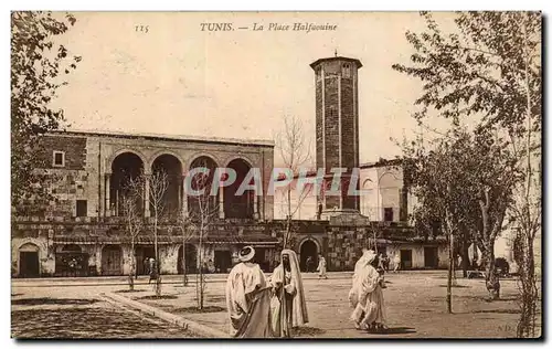 Cartes postales Tunis La Place Halfaouine Tunisie