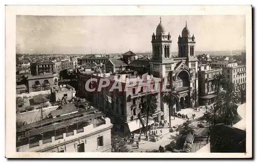 Cartes postales Tunisie Le Cathedrale Tunis