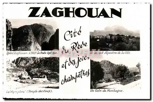 Cartes postales Zaghouan Cite du Reve et des joies Champetres Tunisie