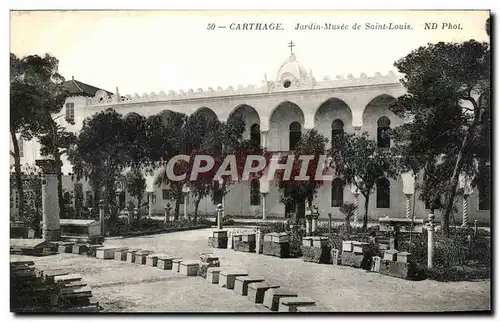 Ansichtskarte AK Carthage Jardin Musee de Saint Louis Tunisie