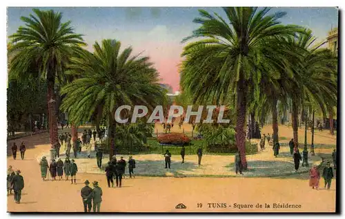 Cartes postales Tunisie Tunis Square de la Residence