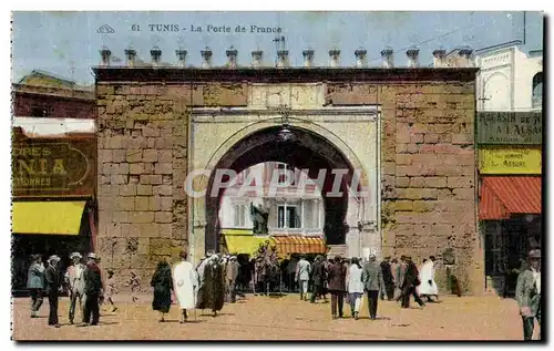 Cartes postales Tunisie Tunis La Porte De France