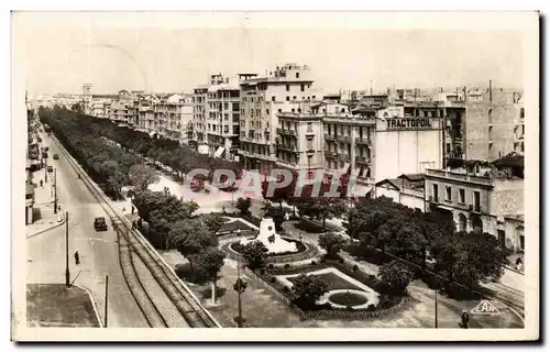 Cartes postales Tunisie Tunis Perspective Sur l Avenue Jules Ferry et Avenue de France