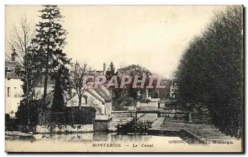 Cartes postales Montargis Le Canal