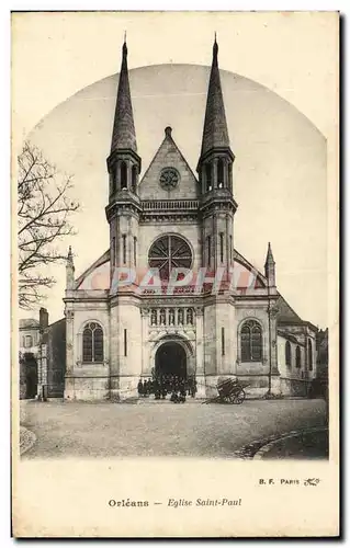 Cartes postales Orleans Eglise Saint Paul