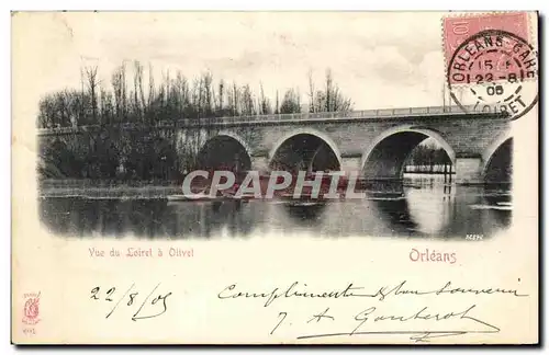 Cartes postales Vue du Loiret a Olivet Orleans