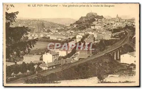 Cartes postales Le Puy (Hte Loire) Vue Generale prise de la route de Sauges