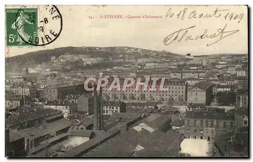 Cartes postales St Etienne Caserne d Infanterie Militaria