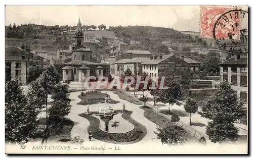 Cartes postales Sainte Etienne Place Girodet