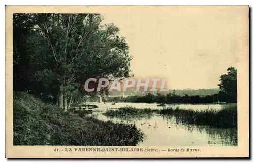 Cartes postales La Varenne Saint Hilaire Bords de Marne