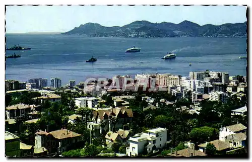 Cartes postales La Cote d Azur Cannes Vue sur les Palaces de la