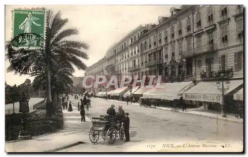 Ansichtskarte AK Nice L Avenue Massena Pharmacie Anglaise