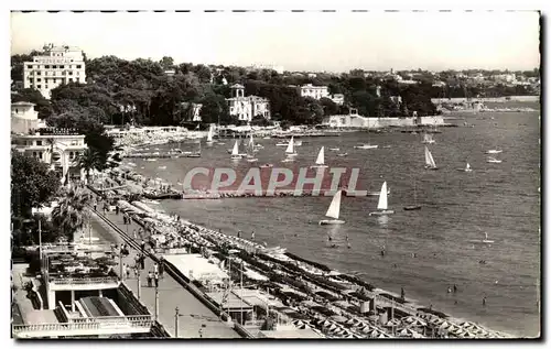 Cartes postales Cote D Azur Juan les Pins Les plages et le provencal