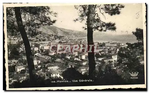Cartes postales Menton Vue Generale