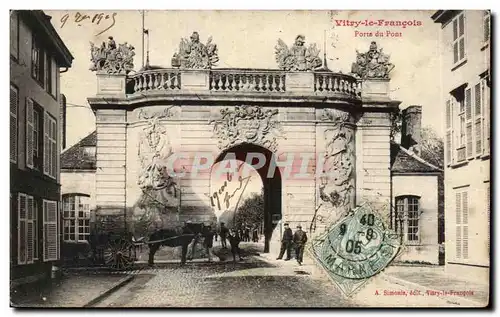 Cartes postales Vitry le Francols Porte du pont