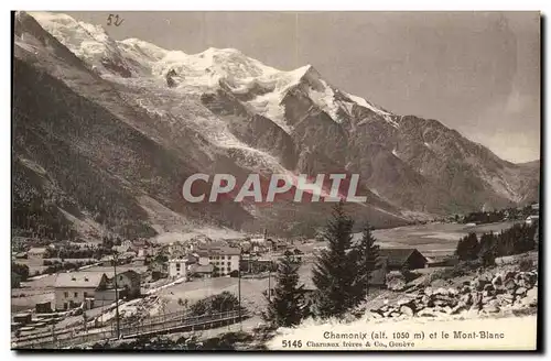 Cartes postales Chamonix et le Mont Blanc