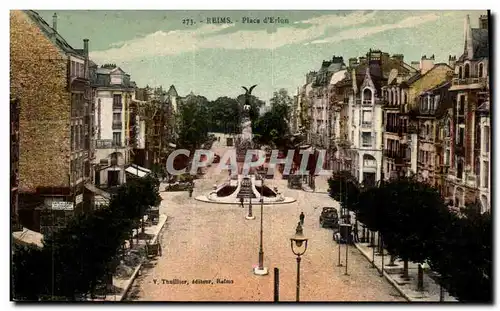 Cartes postales Reims Place d Erdon