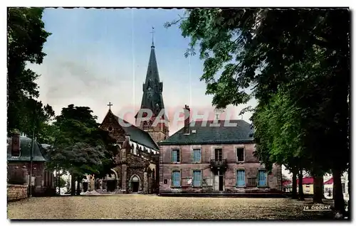 Ansichtskarte AK Suippes (Marne L eglise et Hotel de Ville)