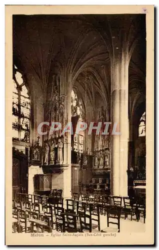 Cartes postales Melun Eglise Saint Aspais