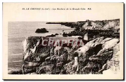 Cartes postales Le Croisic Les Rochers de la Grande Cote