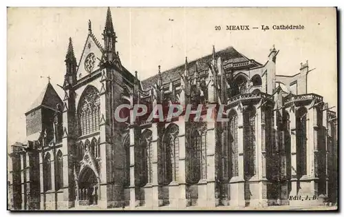 Cartes postales Meaux La Cathedrale