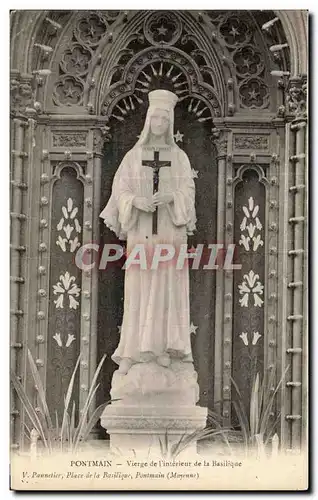Cartes postales Pontmain Vierge de l Interieur de la Basilique