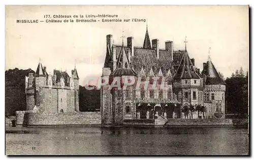 Cartes postales Chateaux de la Loire Inferieure Missillac Chateau de la Bretesg