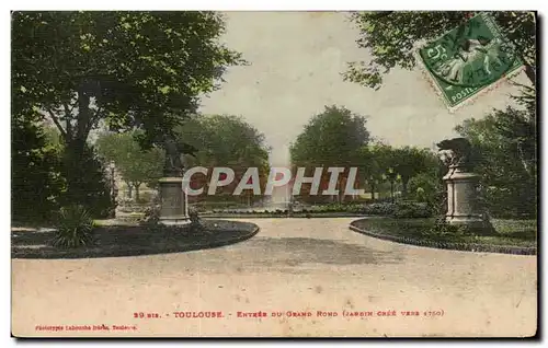 Cartes postales Toulouse Entree Du Grand Rond Loup Wolf