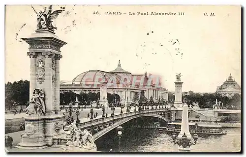 Cartes postales Paris Le Pont Alexandre III