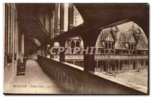 Cartes postales Beaune Hotel Dieu Les Galeries