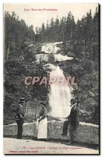 Cartes postales Cauterets Cascade du pont d Espagne