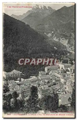 Ansichtskarte AK Les Hautes Pyrenees Cauterets La ville Val de Cambasque et Monne